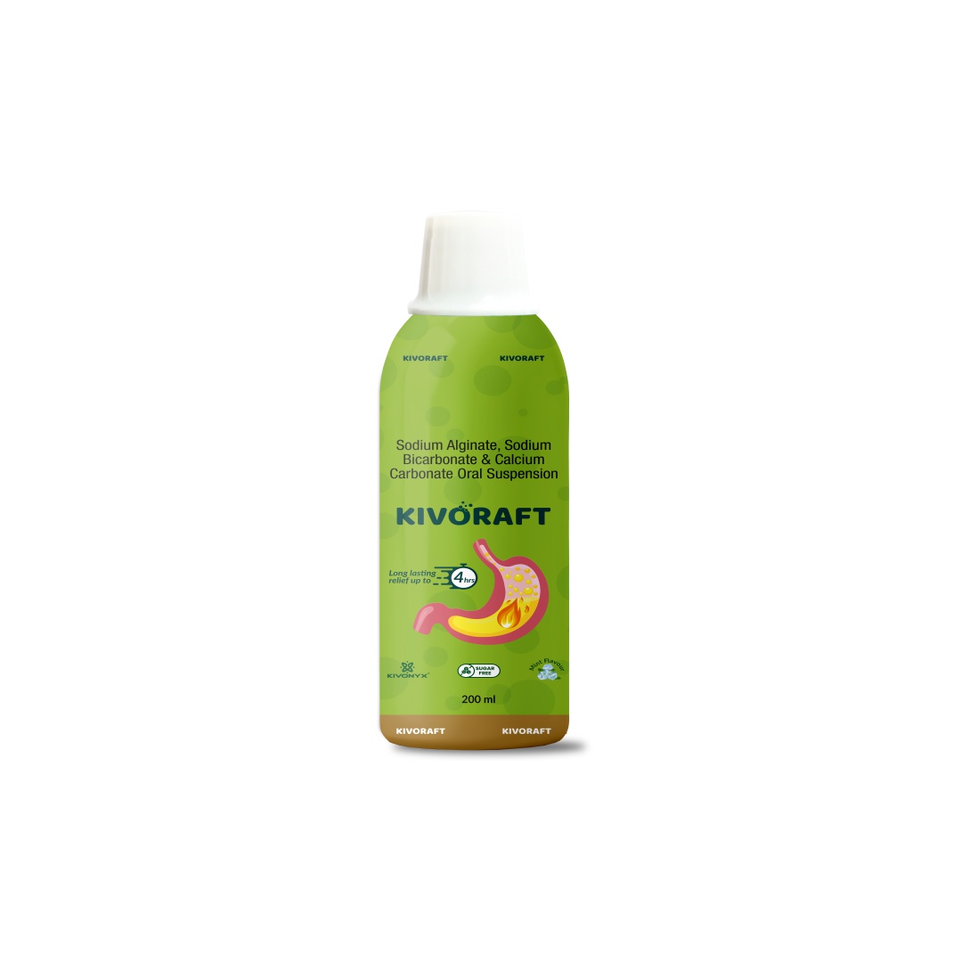 A brand of Sodium Alginate 250 mg + Sodium Bicarbonate 133.5 mg + Calcium Carbonate 80 mg Suspension