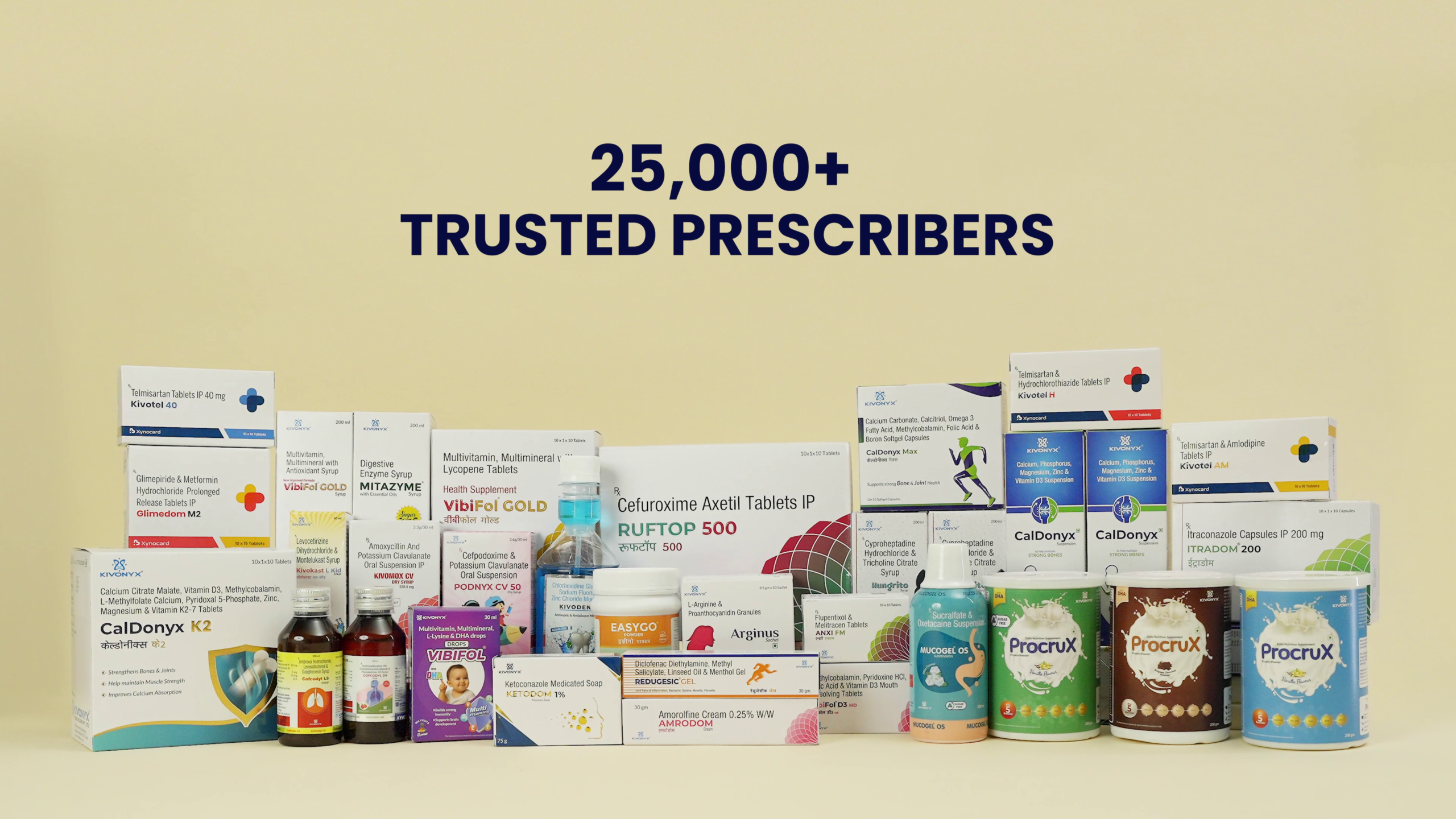 product range for pcd pharma franchise